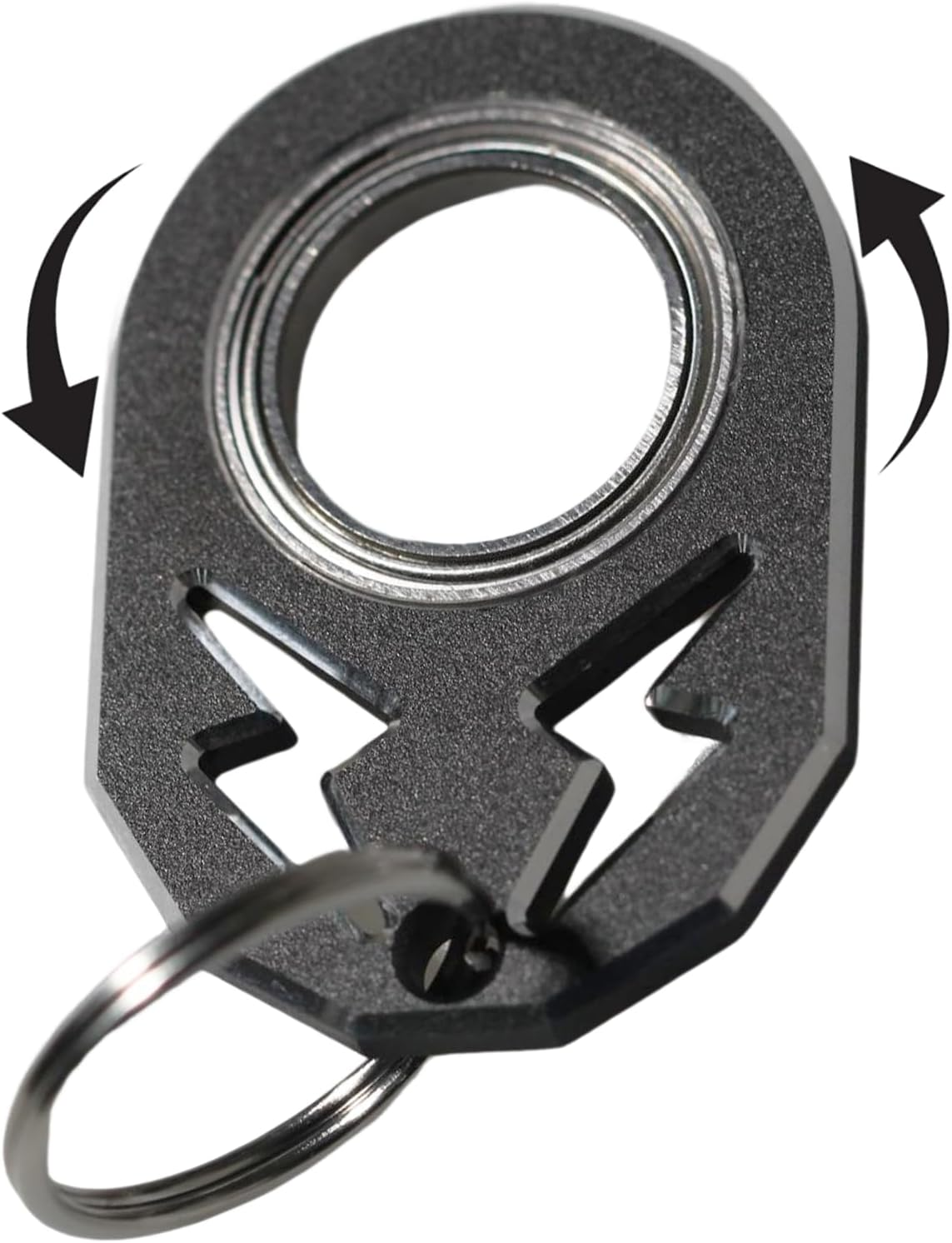 YIPUKIYI Keychain Spinner Fidget Ring metal Key Chain Spinner Fidget Ring typ... - Picture 13 of 16