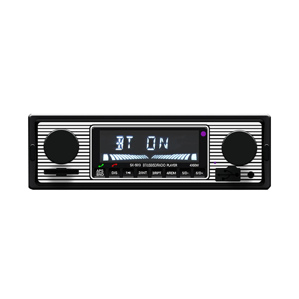 BT Vintage Radio MP3 Player Stereo USB AUX Car Stereo Audio U Disk Bt USB \tMP3 Player