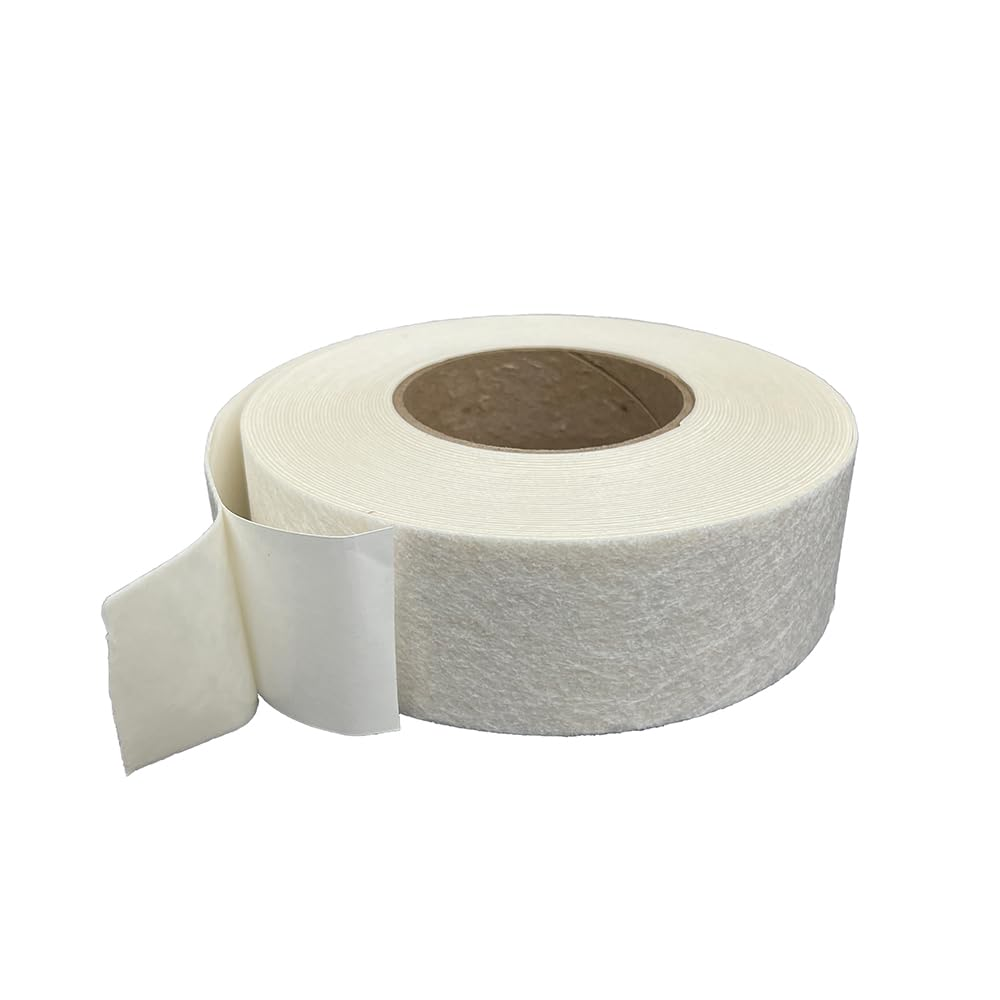Peel & Stick Seam Tape - 2” X 50’ Roll, Grey - Contouring, High-Strength Self-Adhesive Tape Perfect for Concrete, Metal, Wood and More - Made in the USA