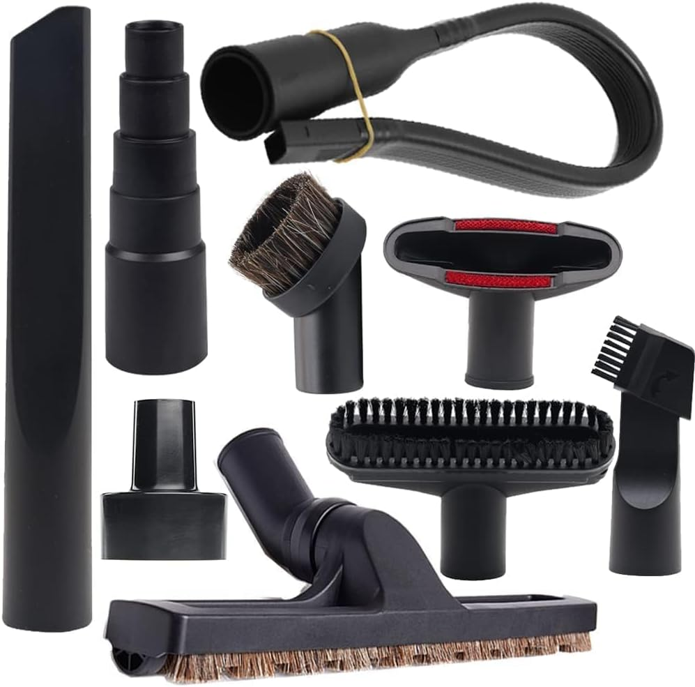 9 Pcs Universal Vacuum Attachments & Brushes for Shop Vac Accessories with 2 1/2