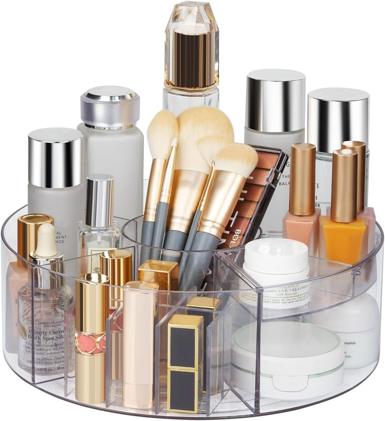 360° Rotating Makeup Organizer, 10