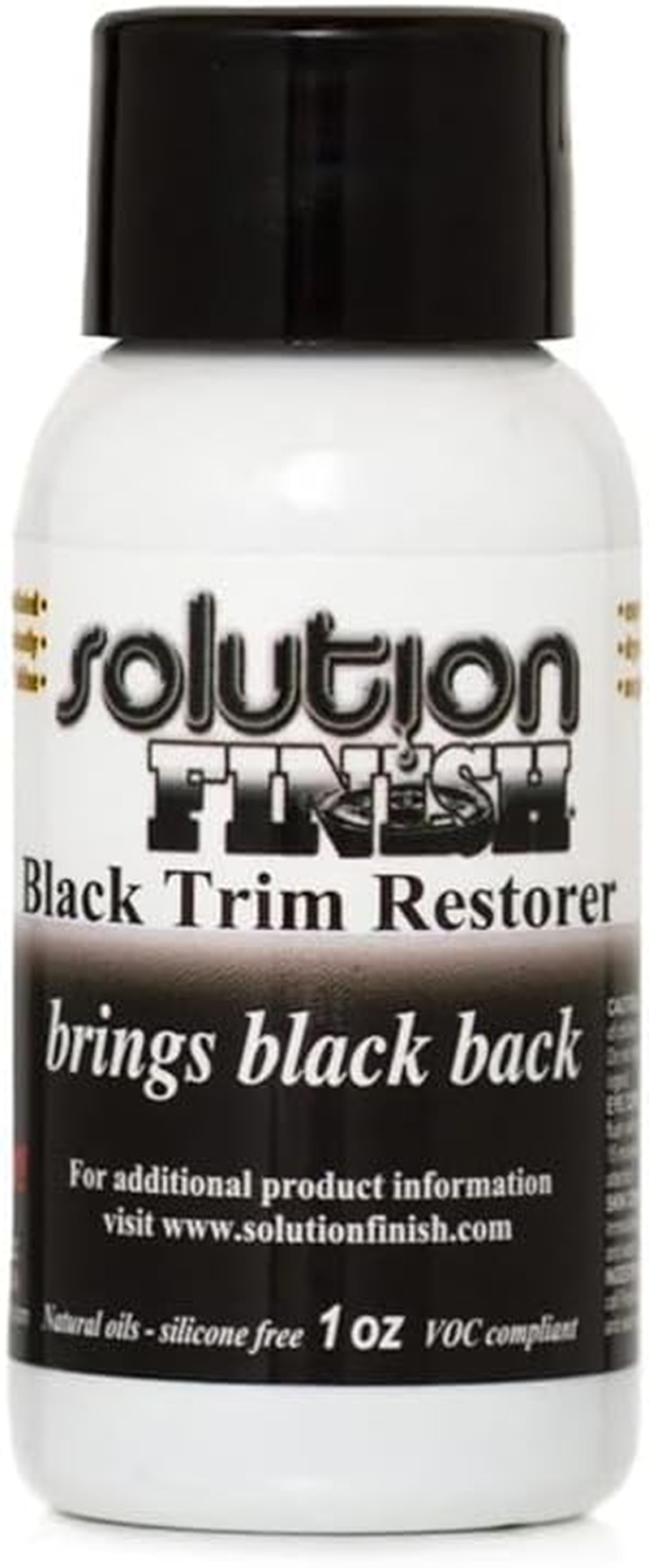Solution Finish Black Plastic & Vinyl Plastic Trim Restorer - Picture 8 of 13