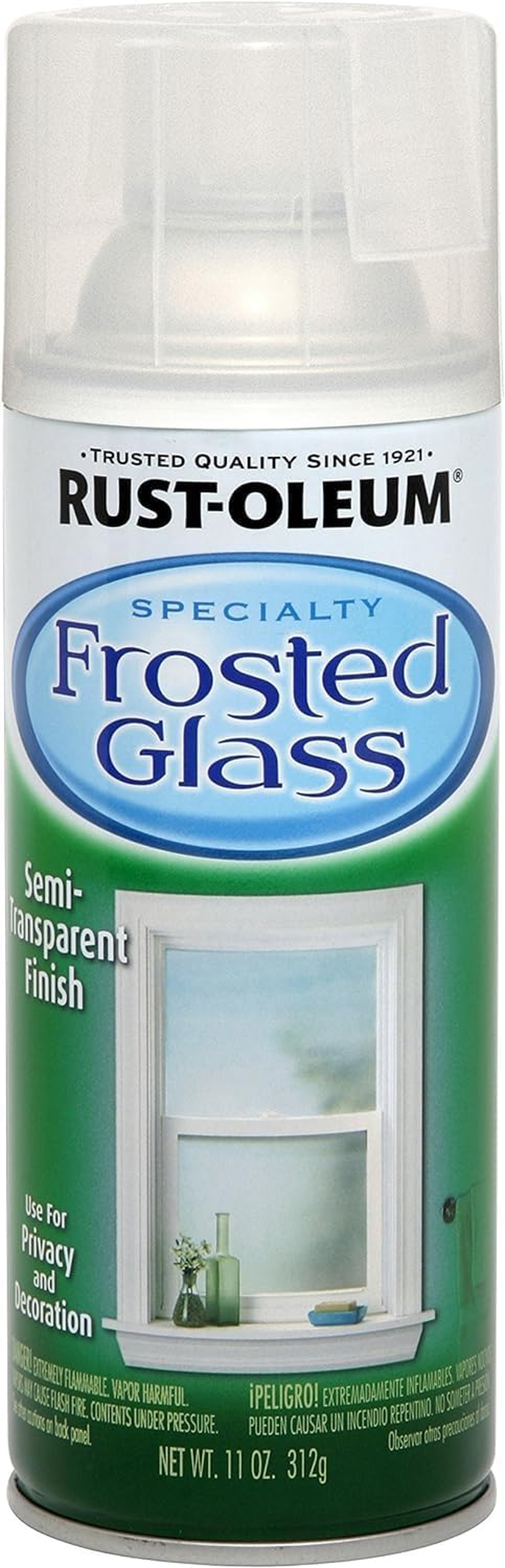 342600 Frosted Glass Spray Paint, 11 Oz, Frosted Glass(Packaging May Vary)