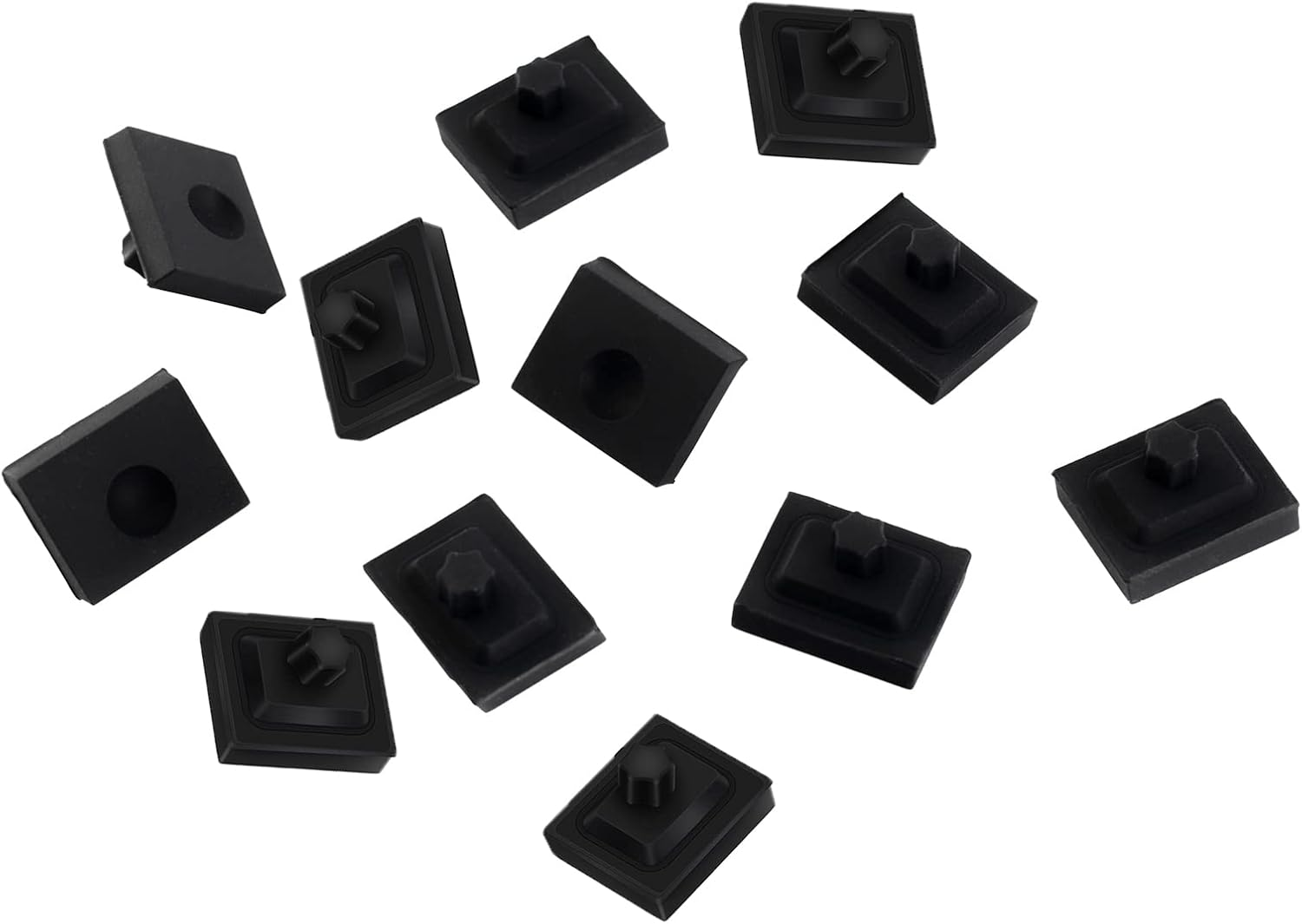 12Pcs 826885 Grate Rubber Feet Replacement for Wolf Range Stove Parts CG Series Gas Cooktop Grate Rubber Feet Support Bumpers Wolf Range Grate Rubber Foot Stove Top Protector Grate Pad Replacement Kit