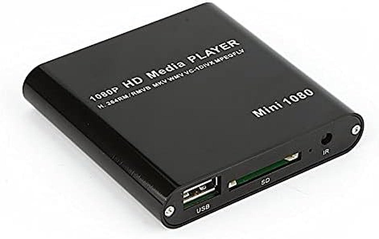 Mini HDMI Media Player 1080P HDD RM RMVB DIVX AVI MKV USB SD MPEG JPEG M
