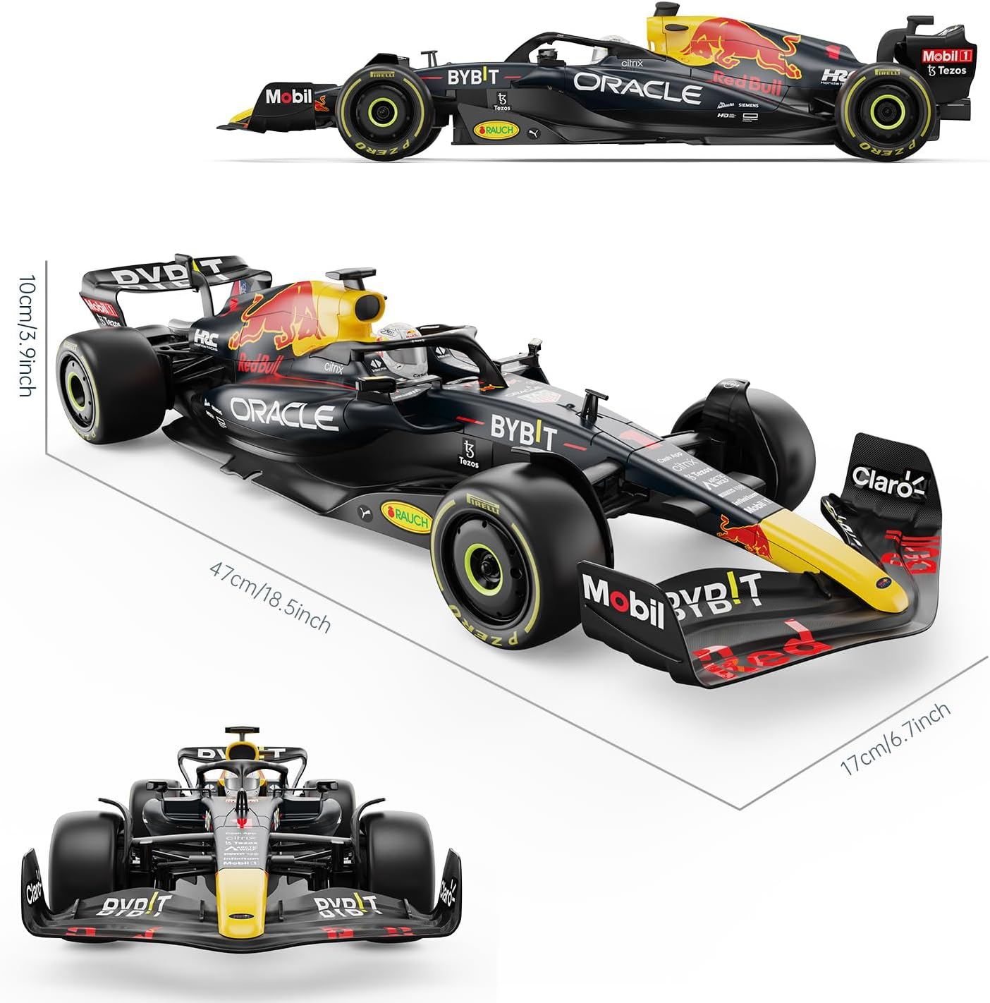 Rastar 1/12 F1 Red Bull Car, Oracle Red Bull Racing F1 RB18 Remote Control Ca... - Picture 5 of 15