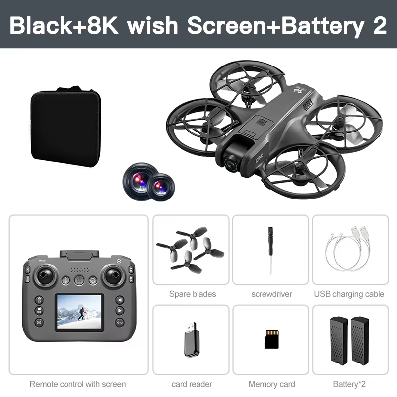 Xiaomi V666 Mini Drone 4K Professional Aerial 8K Dual Camera Intelligent Obstacle Avoidance Brushless Quadcopter Kid RC Toy