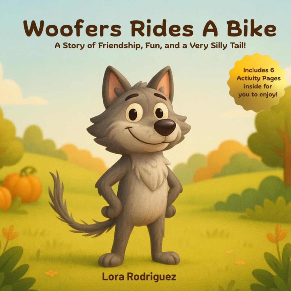 Woofers Rides a Bike: a Story of Friendship, Fun, and a Very Silly Tail! (Adventures of Woofers the Wolf)