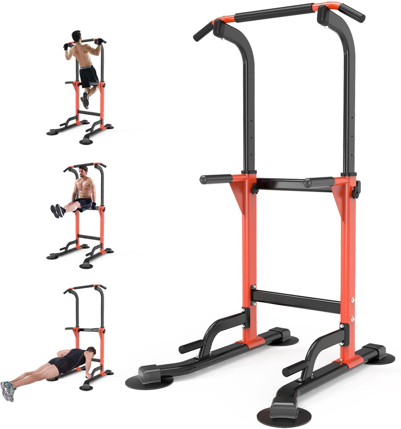 Estacion de fondos y dominadas barra para ejercicio aguanta hasta 160kg pull up
