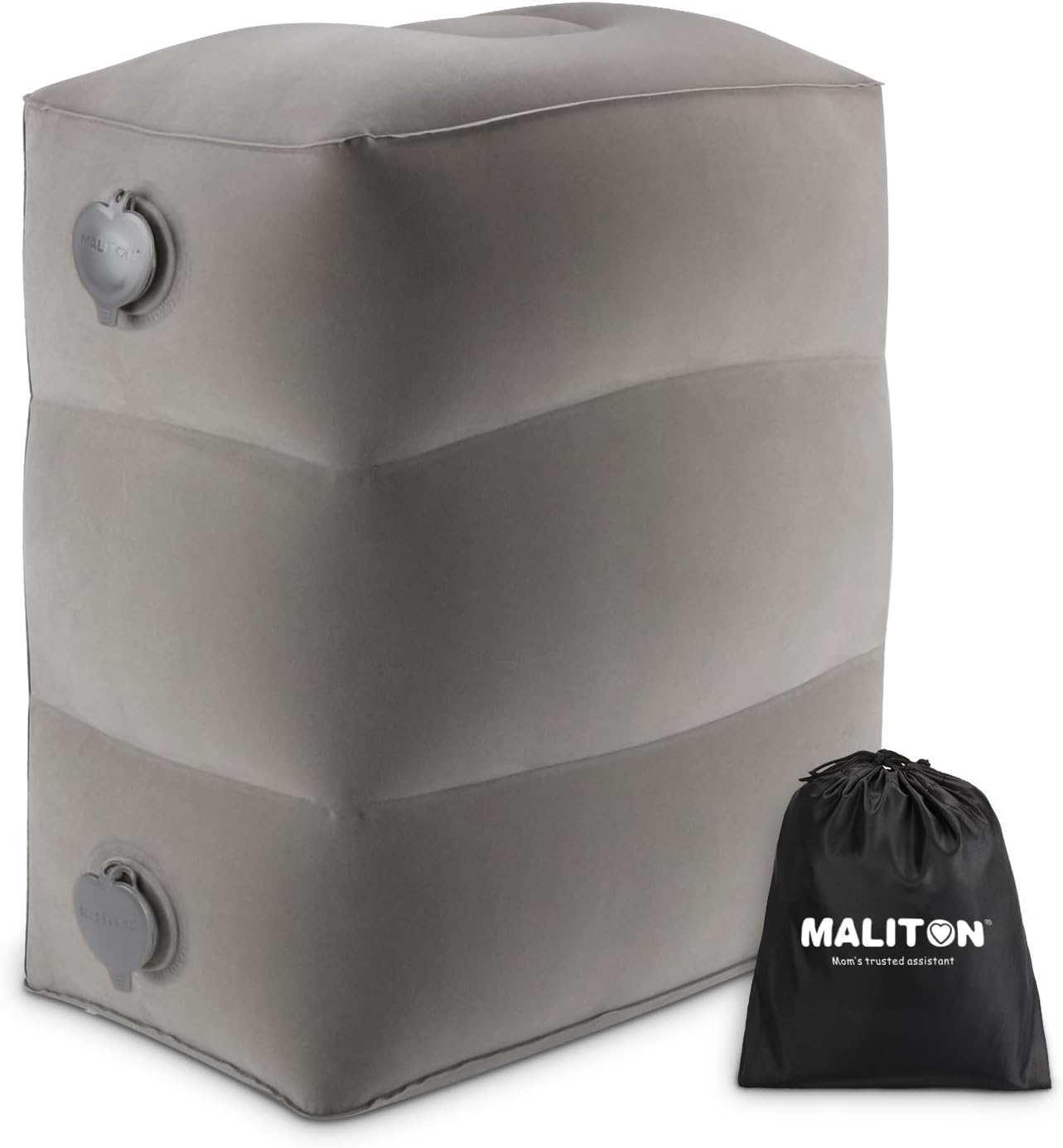 Inflatable Travel Foot Rest Pillow, Kids Airplane Bed, Adjustable