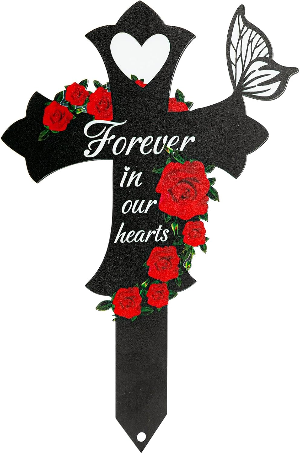 Cemetery Decorations for Grave, Son Mom Dad Grave Site Decorations for Cemetery, Cross Grave Markers for Cemetery