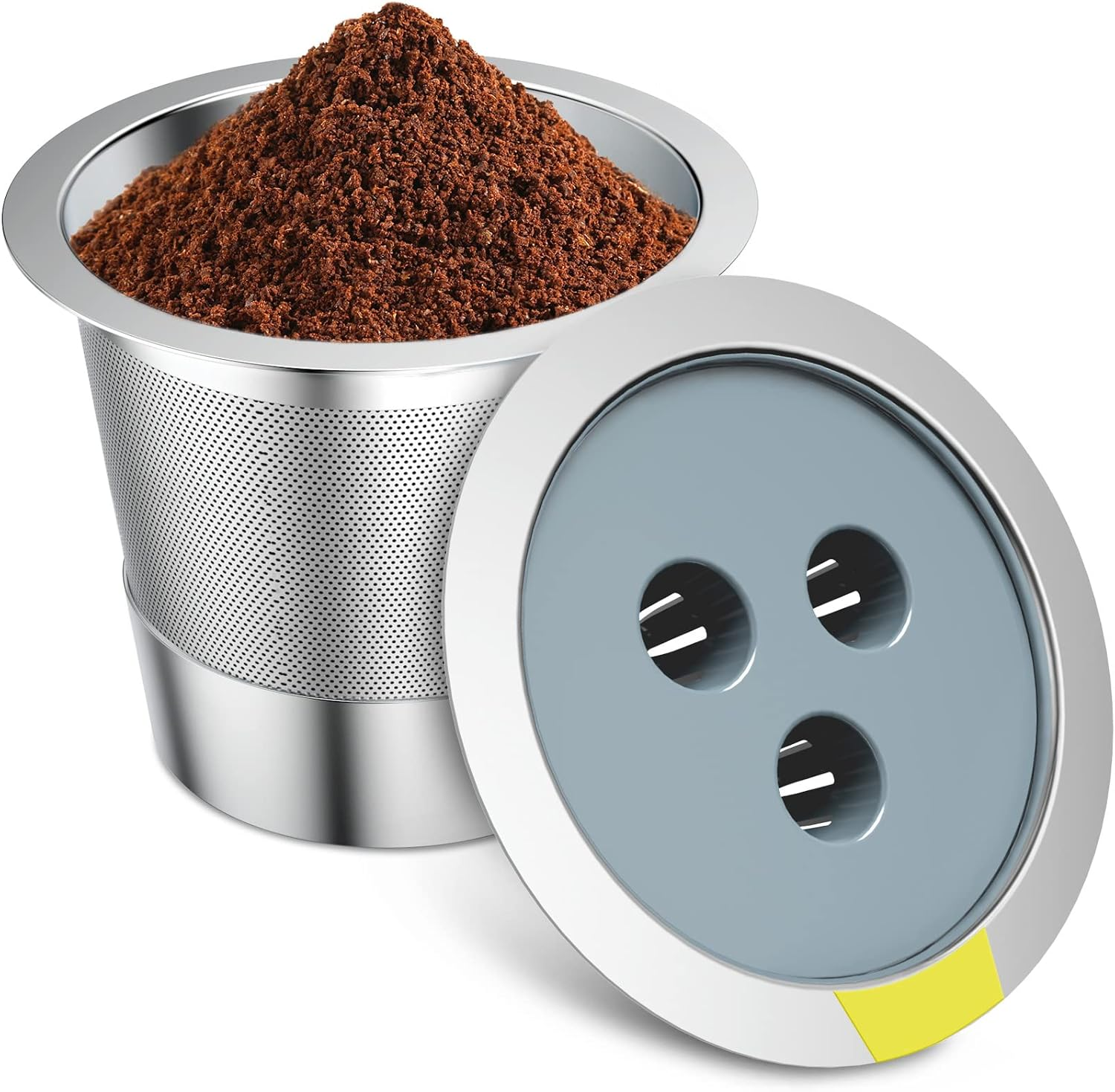 Stainless Steel Reusable K Cups Compatible with Ninja Dual Brew Coffee Maker