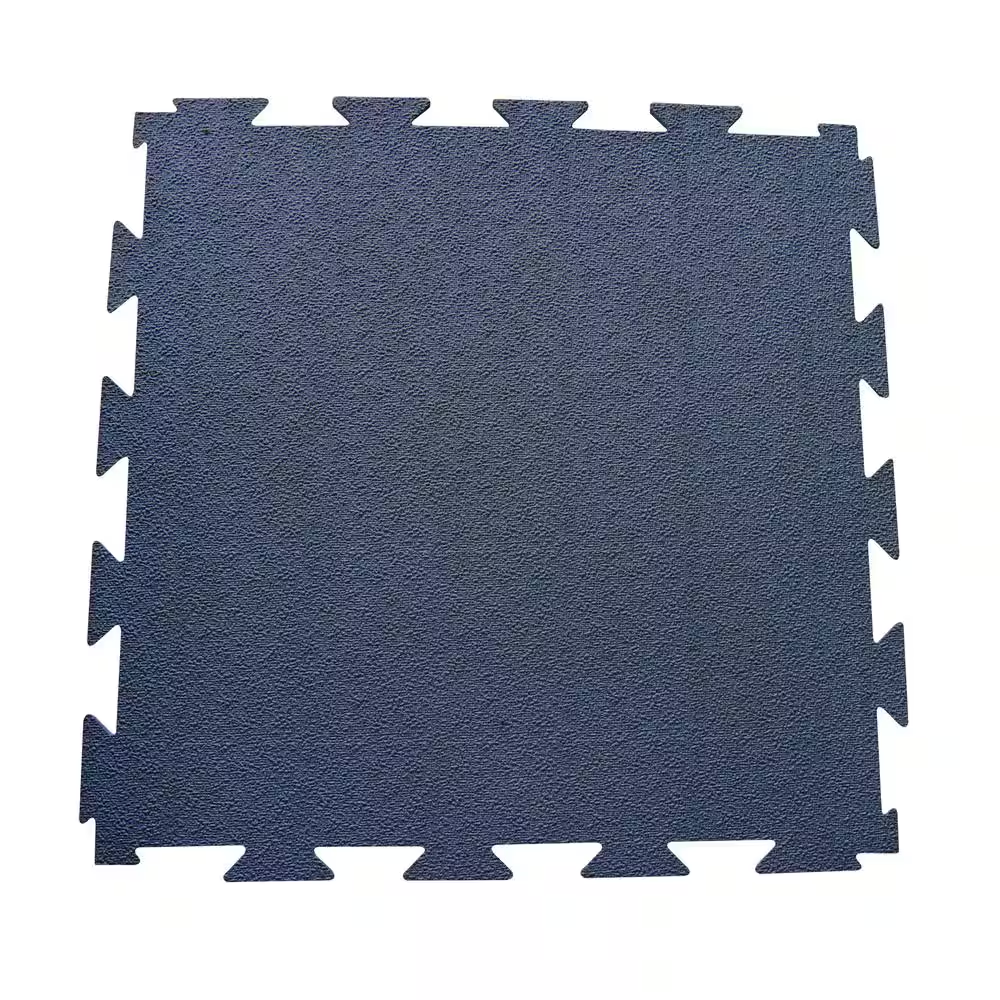 Terra-Flex 1/4 In. X 24 In. X 24 In. Blue Interlocking Flooring (10-Pack, 40 Sq. Ft.)