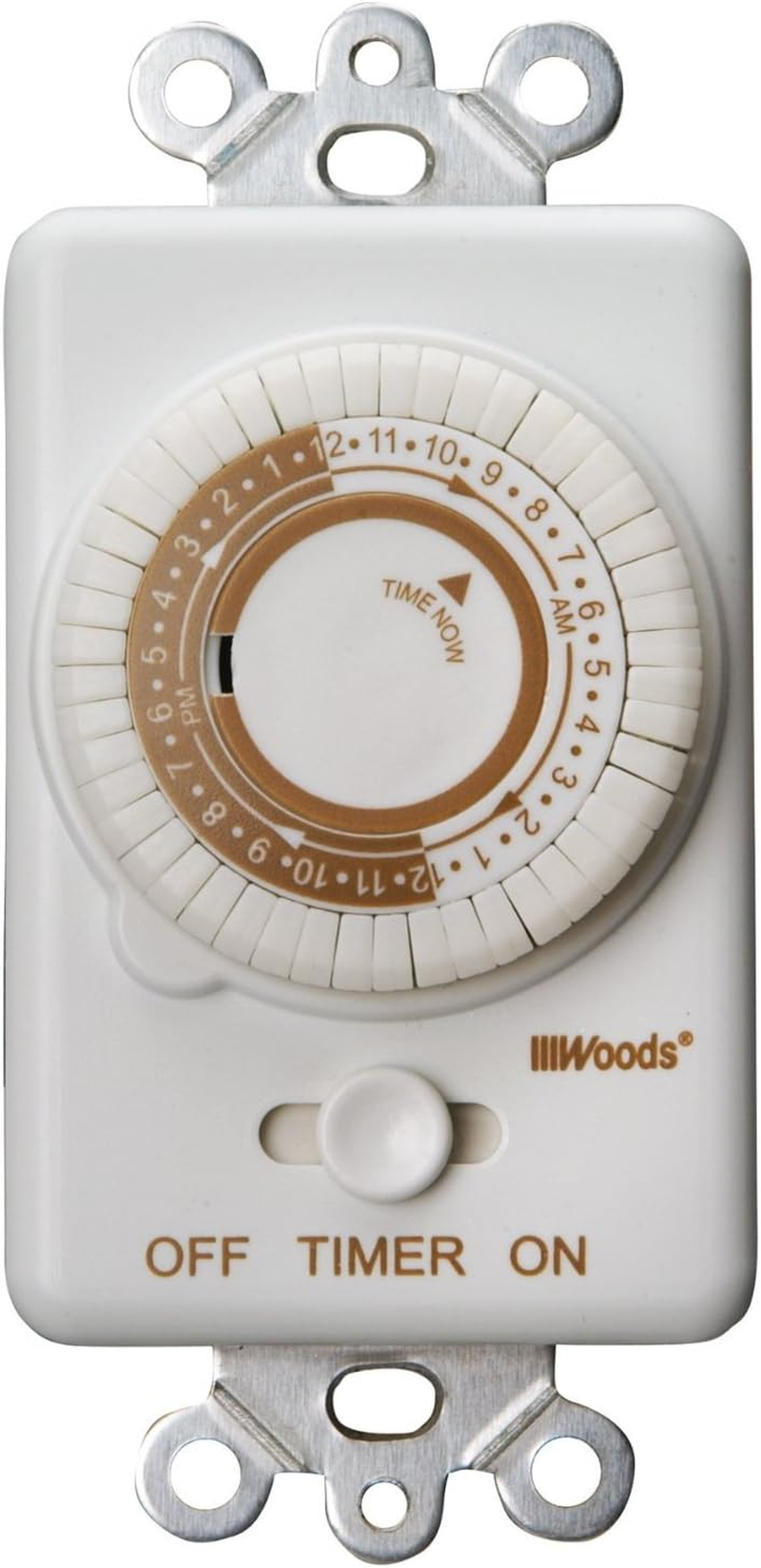 59745 Switch Timer Repeats Daily, 24-Hour Cycle, Convert Light Switch to Timer- Neutral Wire Required