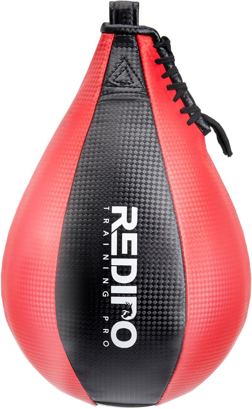 Boxing Speed Bag - PU Leather Speed Punching Ball for Boxing, MMA Training Speed Ball Reflex Ball Boxing Equipment, Punching Bag Workout Kicking Training Home Gym Exercise Speed Ball