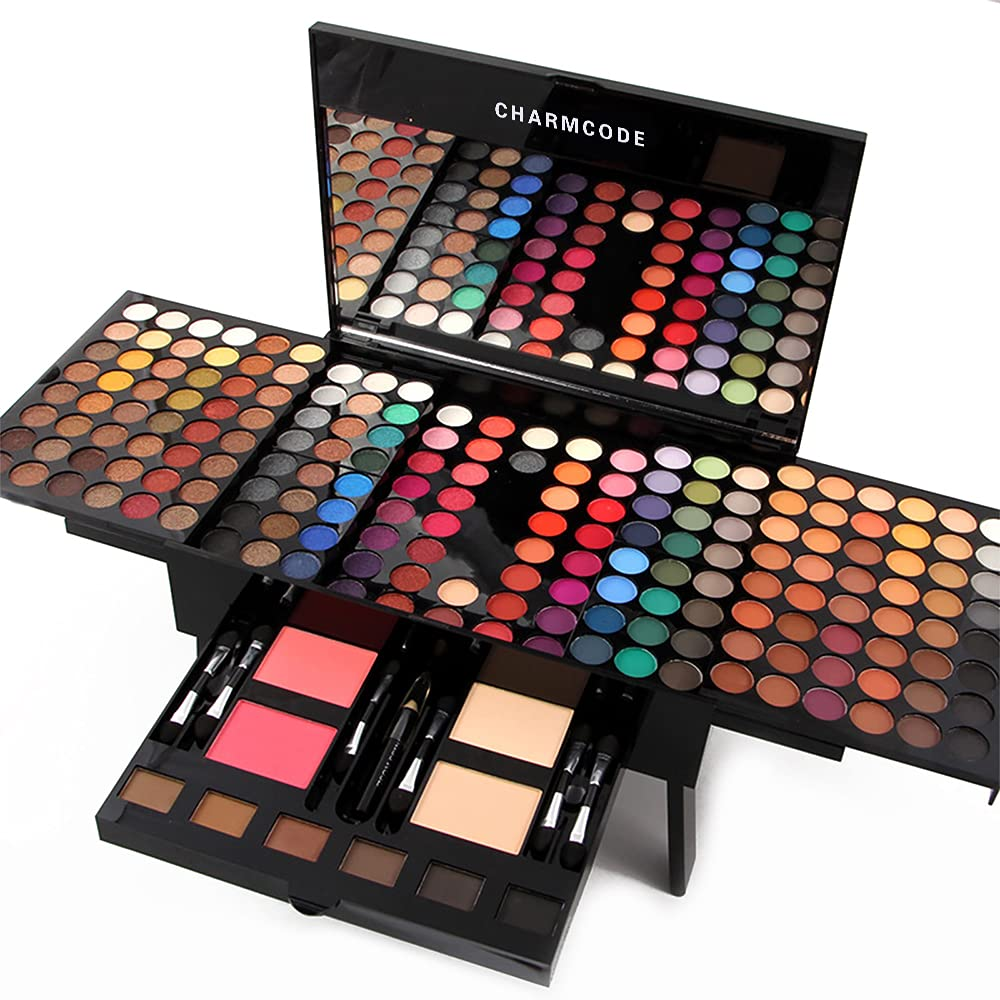 190 Colors Cosmetic Make up Palette Set Kit Combination with