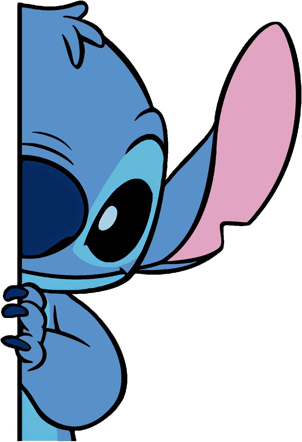 Stitch Funny Hitting Glass Cartoon Anime Cartoon Vinyl Decal Sticker for Car/... - Picture 6 of 14