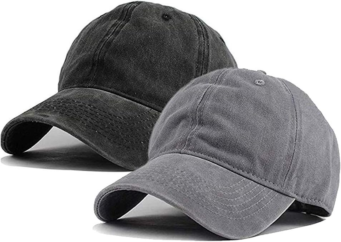 Toddler Kids Baseball Cap Vintage Distressed Washed Cotton Sun Hats Cap for B... - Picture 13 of 14