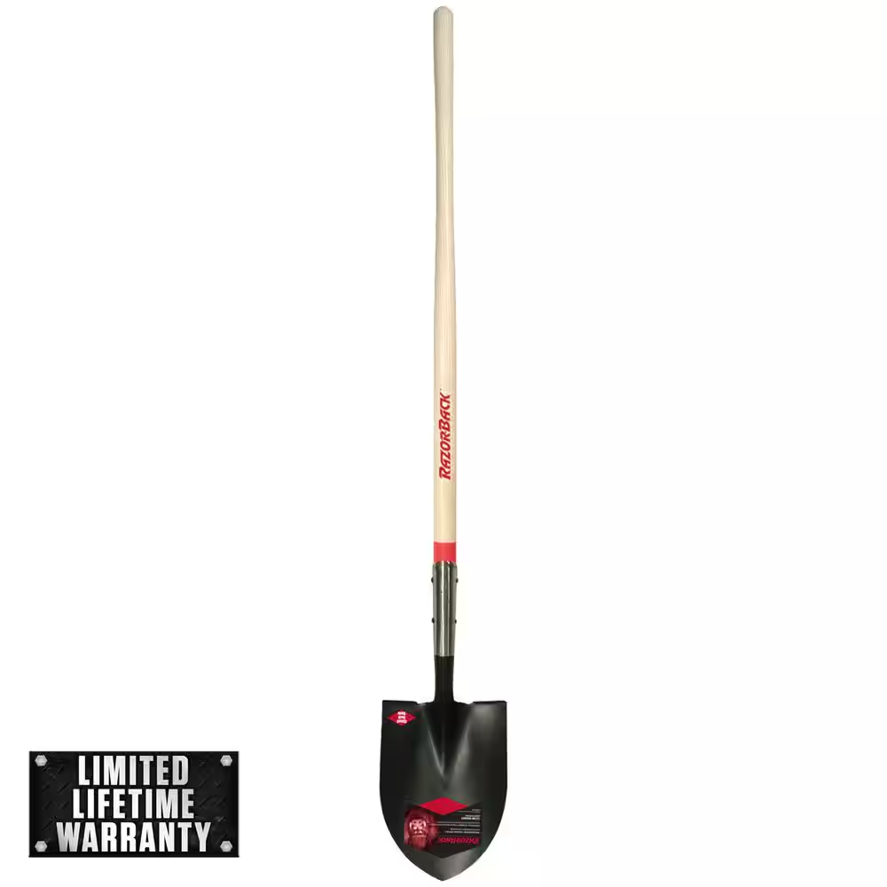 48 In. Wood Handle Digging Shovel