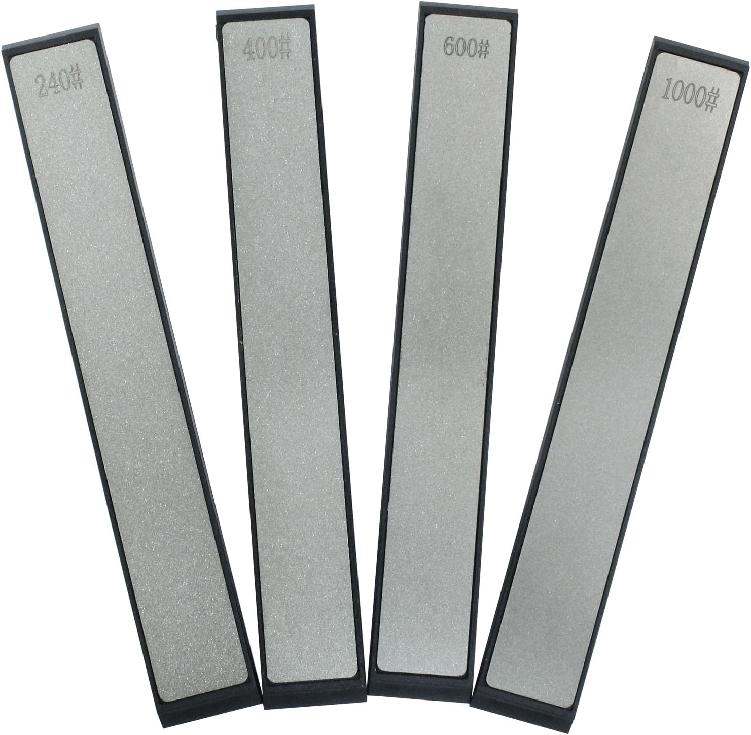 4PCS Diamond Sharpening Stone Set 240/400/600/1000 Grit for RUIXIN RX-008