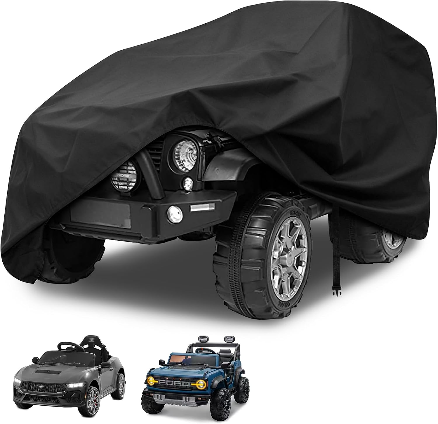 Kids Ride-On Toy Car Cover, Kids Electric Car Cover, 52” X 28” X 24”