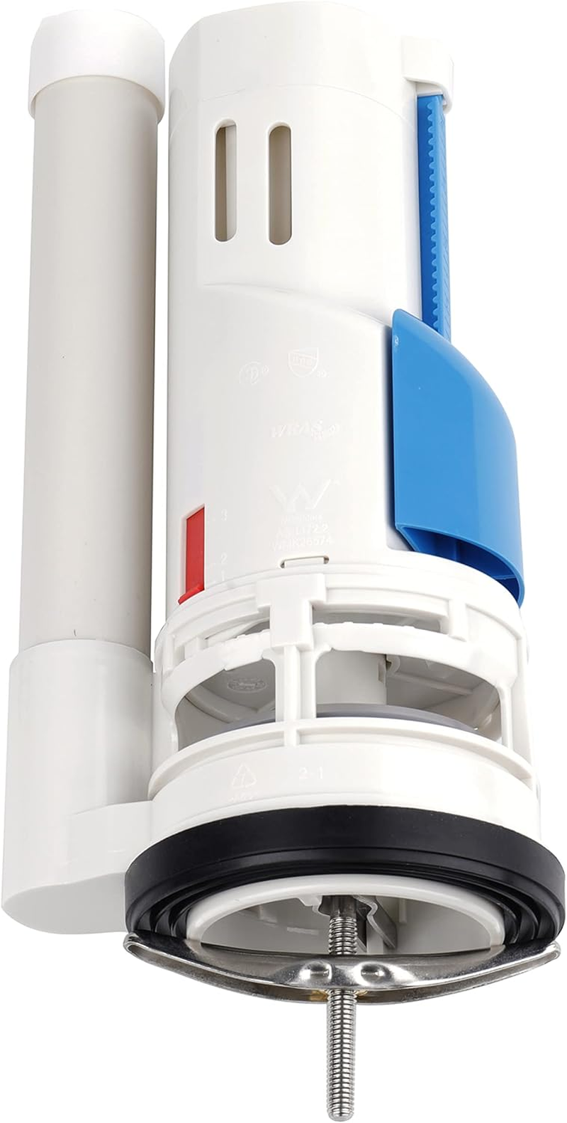 2 Inch Toilet Flush Valves Toilet Repair Kit Dual Flush Valve Replacement Fit for One Piece Toilet Top Push Button Valve (8