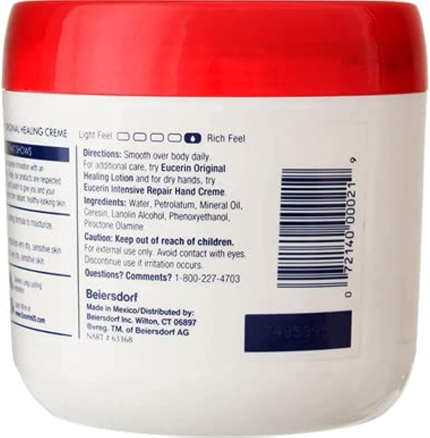 Eucerin Original Healing Rich Creme - Picture 9 of 12