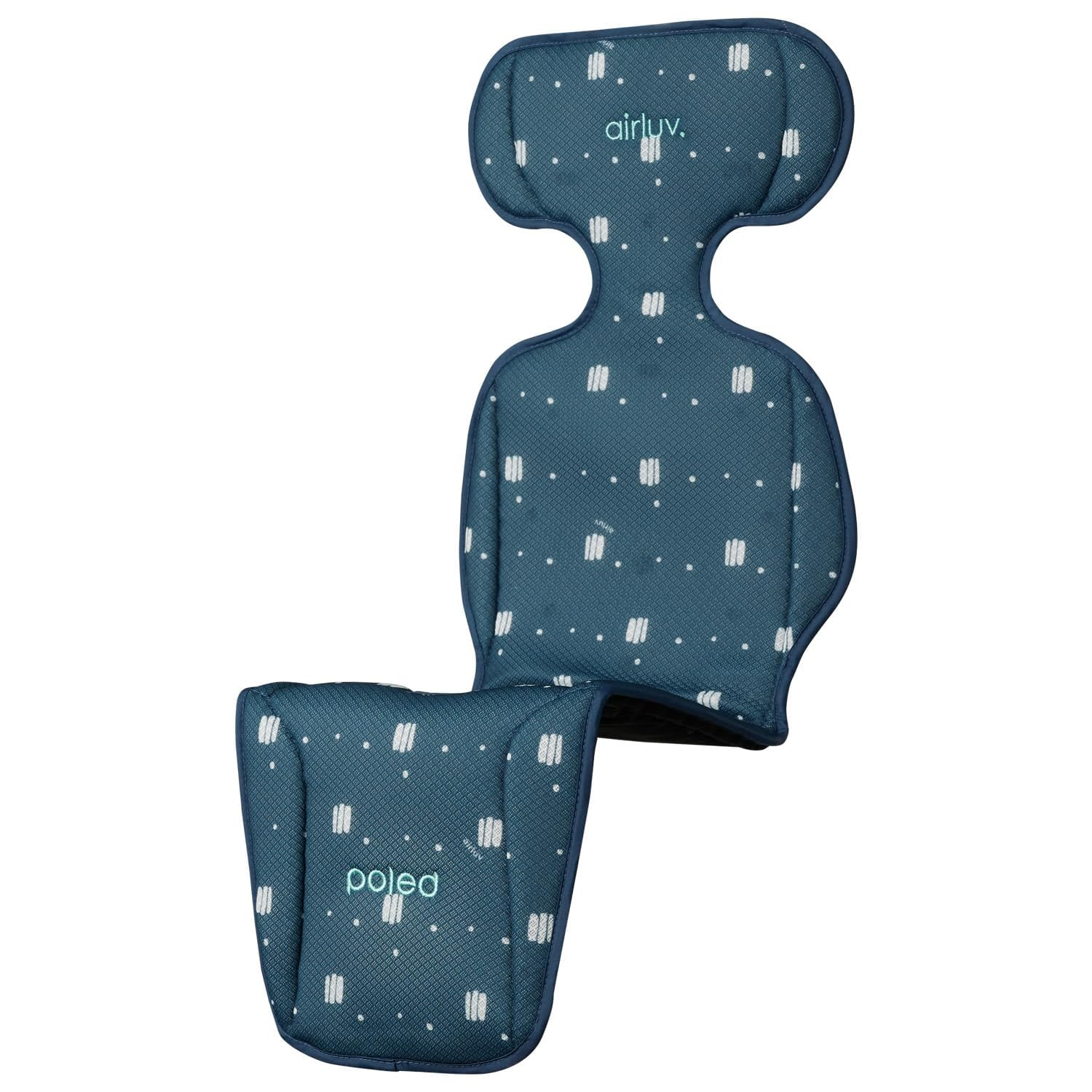 Airluv 4 Baby Car Seat Cooling Liner with Silent Fan – Summer Cooler Pad Cover Universal Fit for Infant & Toddler Carseat and Strollers, Breathable 3D Mesh, Whisper-Quiet Operation