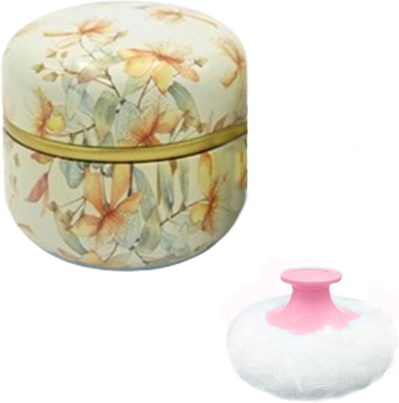 Qopoto Body Powder Puff and Container for Dusting Powder, Women Powder Puff a... - Picture 18 of 22