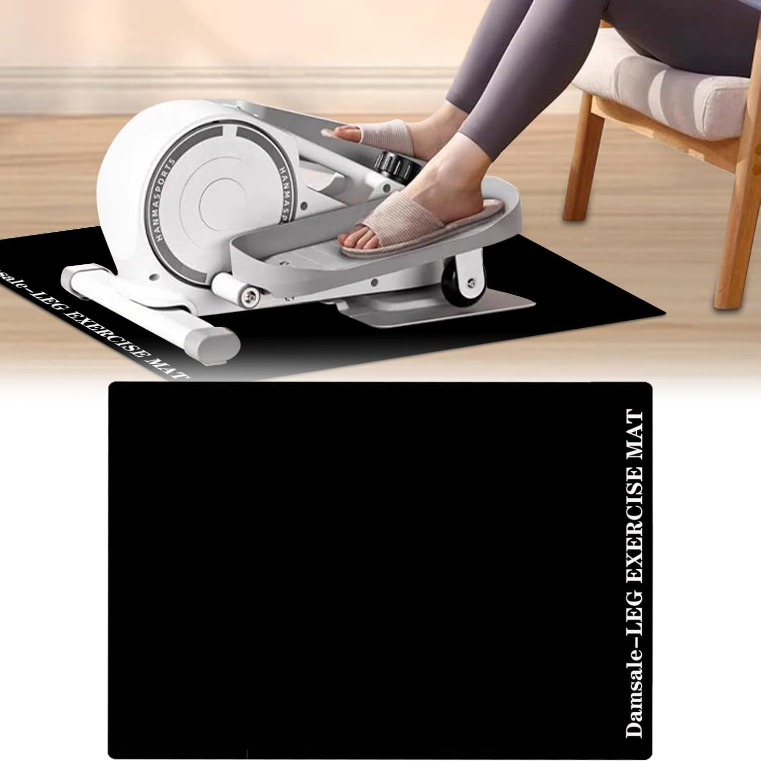 Non-Slip Exercise Mat for Under Desk Ellipticals and Bike Pedal Exercisers