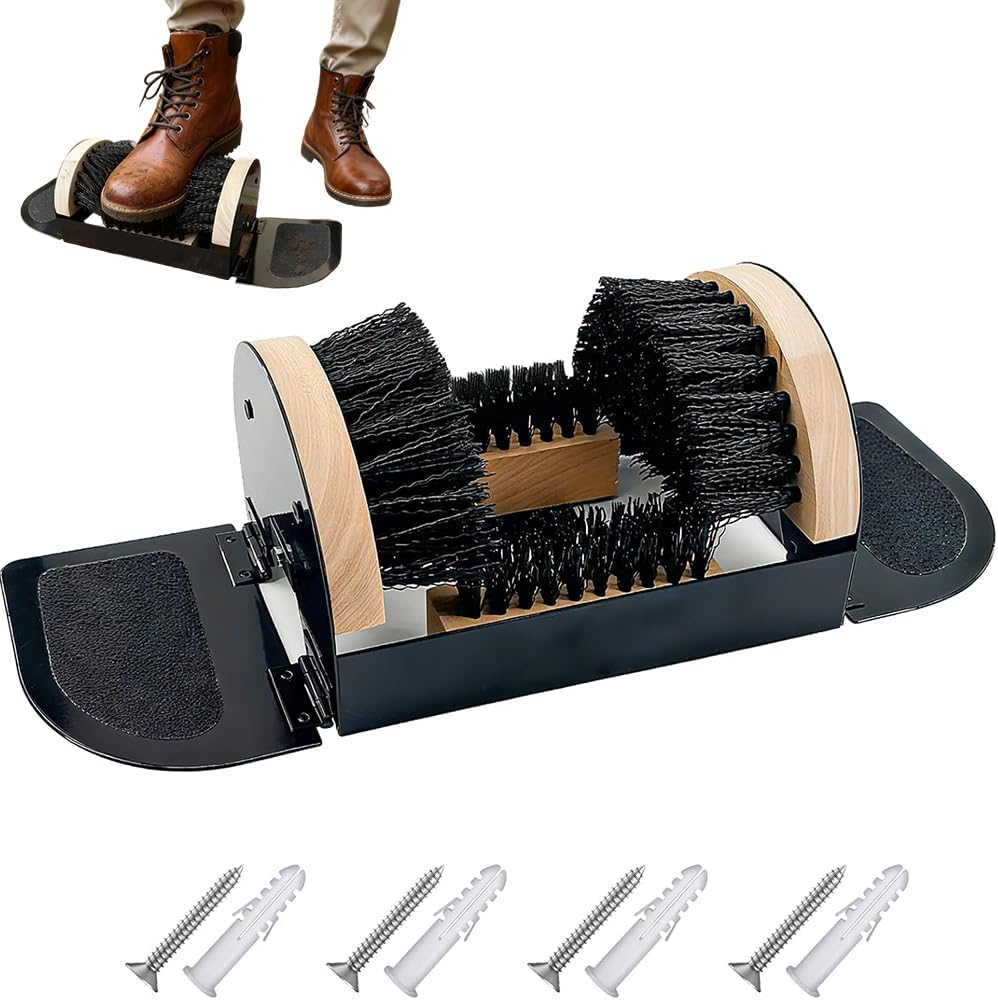 Heavy Duty Boot Brush Scraper Outdoor Shoe Cleaner