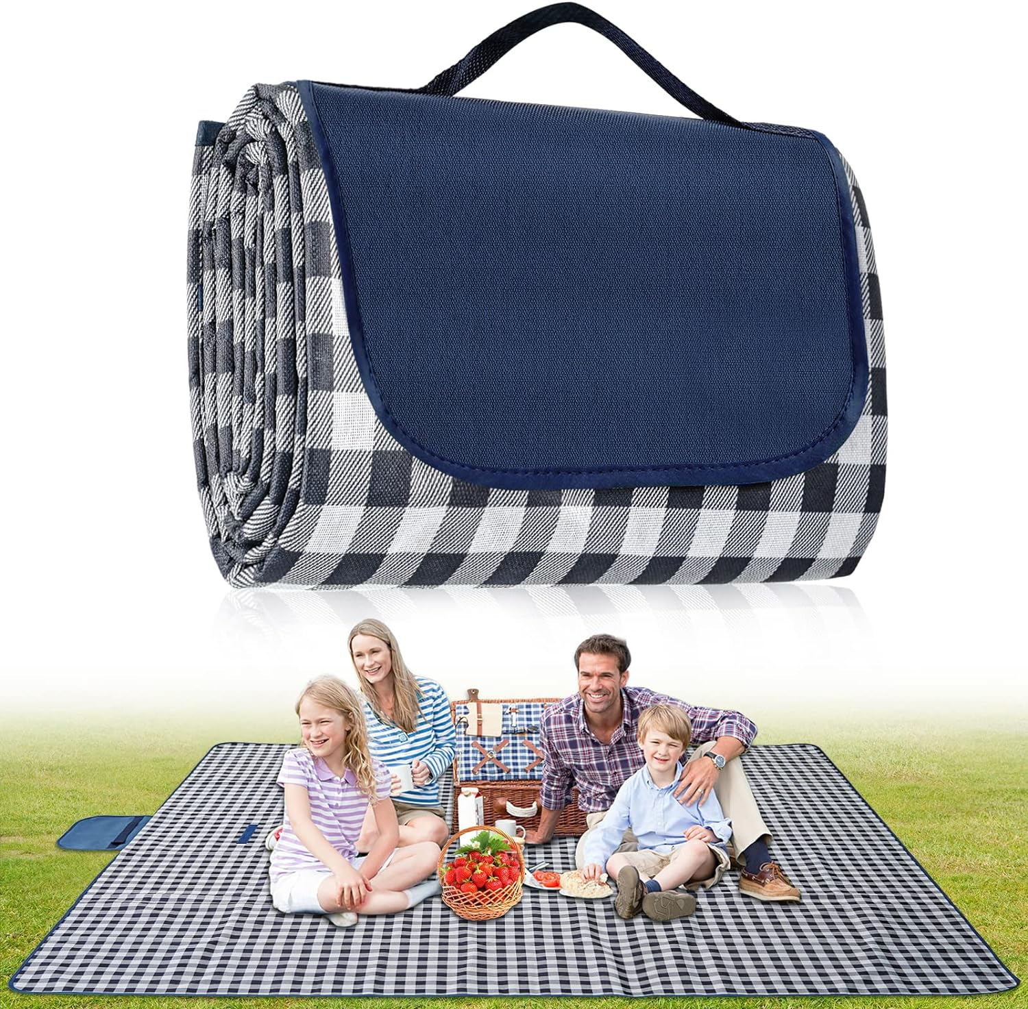 Extra Large Outdoor Picnic Blanket, 79