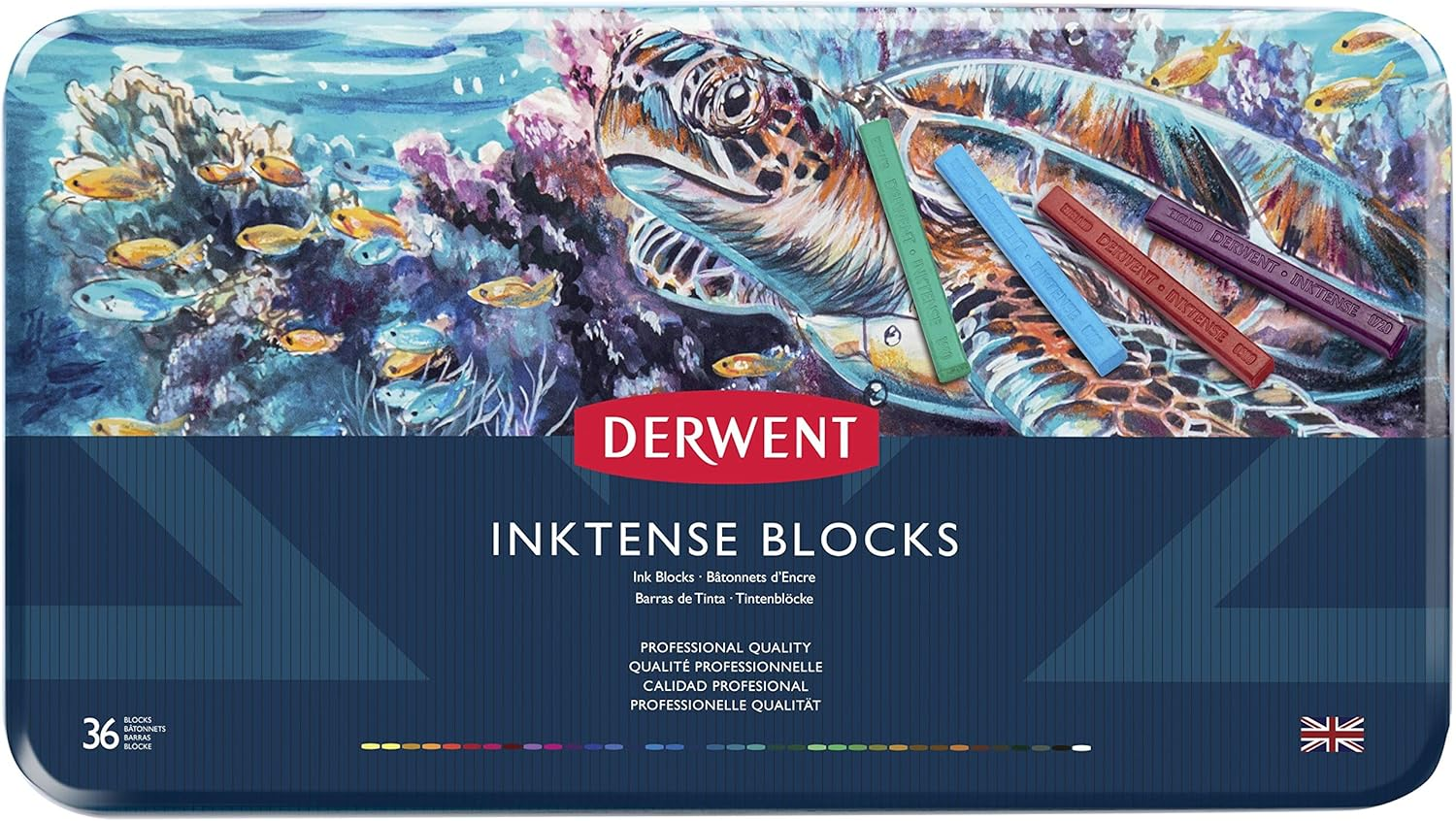 Derwent Inktense Permanent Watercolour Blocks, Set of 72, Professional Qualit... - Picture 8 of 14