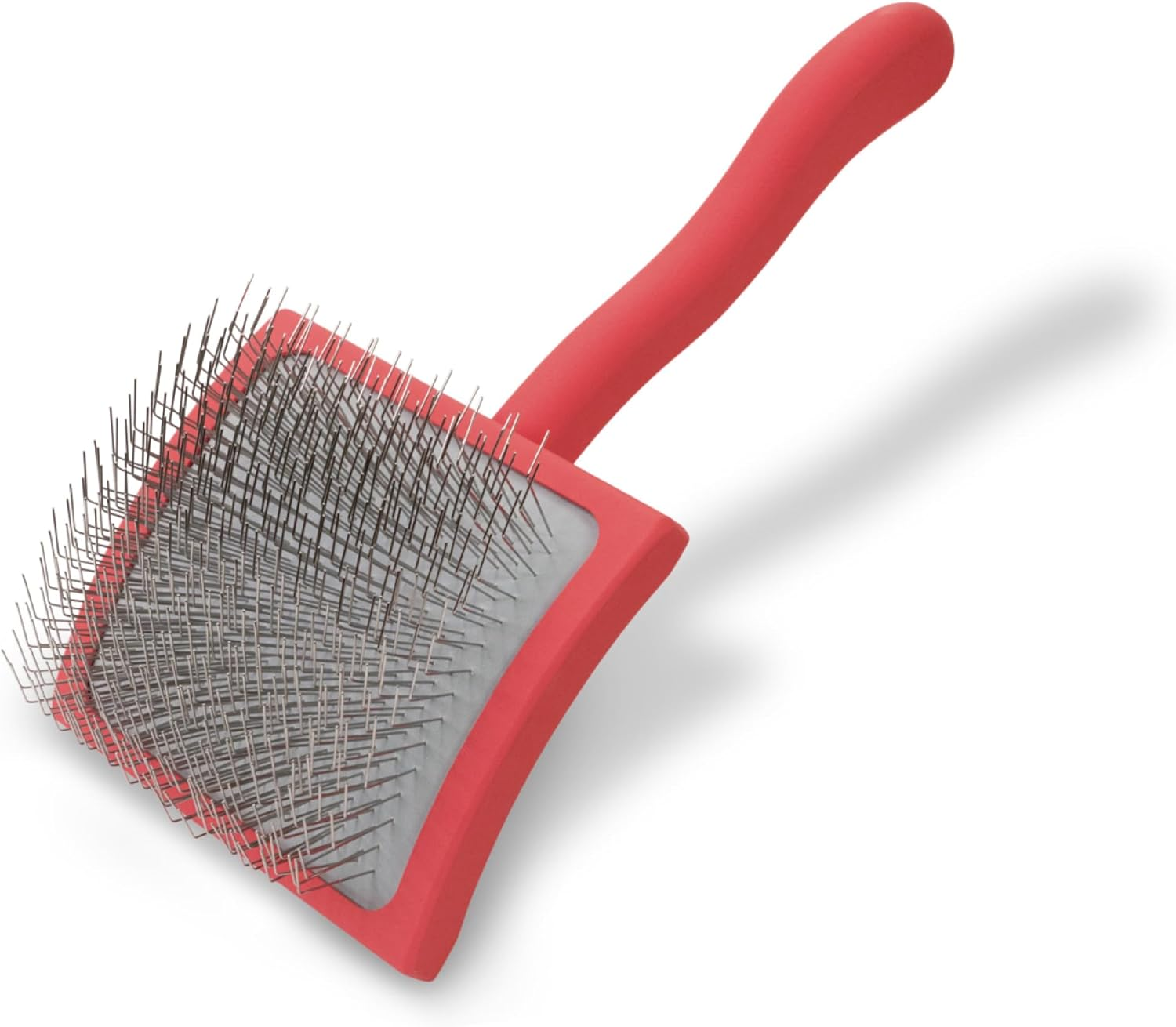 Big G Dog Slicker Brush for Dogs, Groom like a Professional, Fluff Detangle Style, Coral, Large