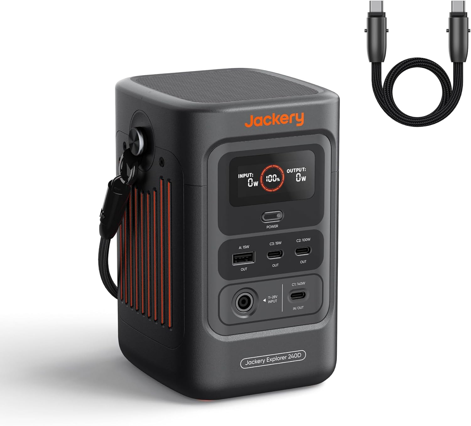 Jackery Explorer 240D Power Bank, 256Wh Lifepo4 Battery Portable