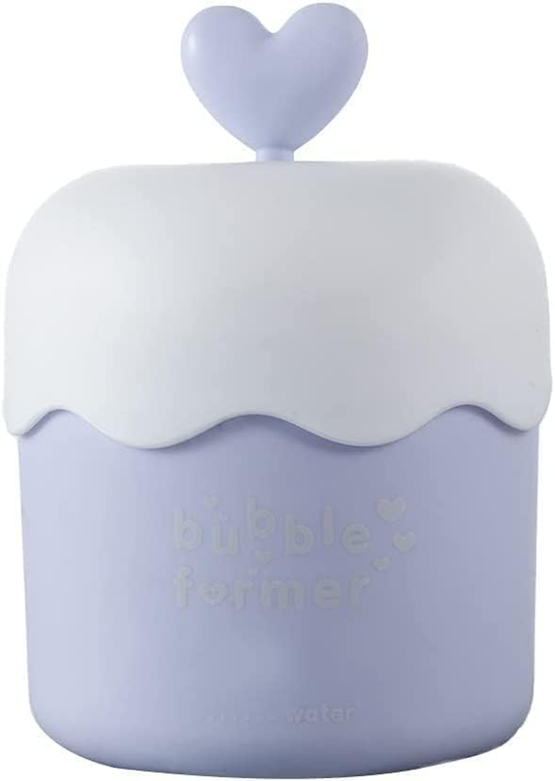 Blue Facial Cleanser Foam Maker Cup,Bubble Foamer Device,Bubble Foamer Bubbler for Facial Cleanser,Foam Cup,Maker for Face Wash