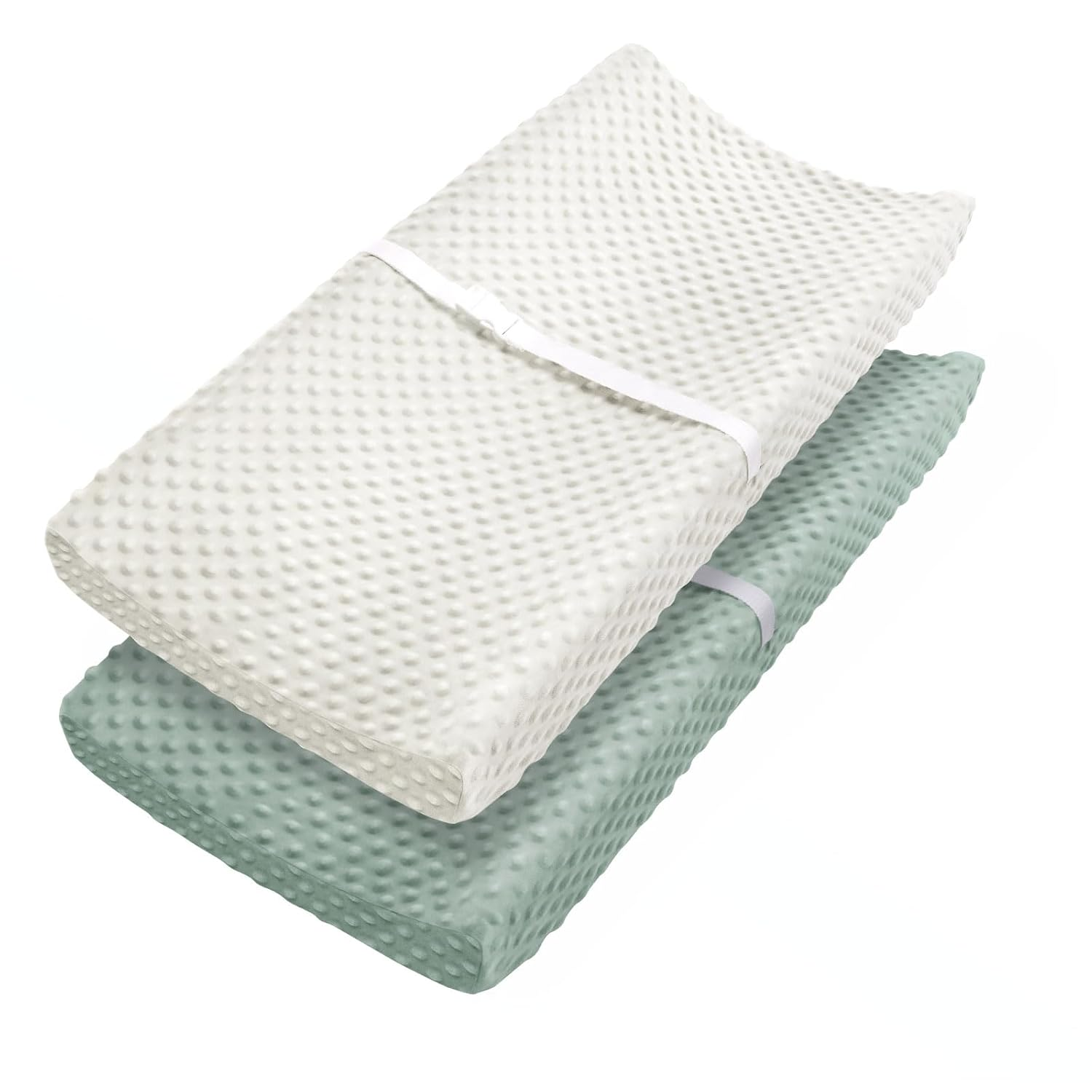 Changing Pad Cover, Ultra Soft Minky Dots Plush Changing Table Covers for  Baby B