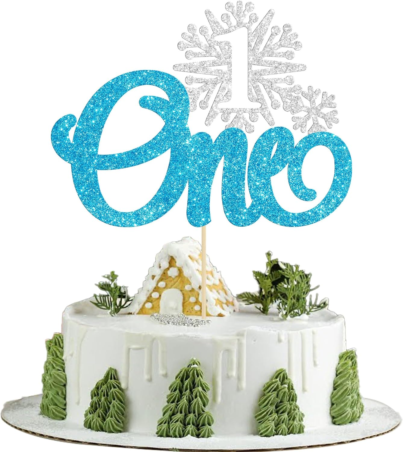 Gyufise 1 Pack Christmas Wreath One Cake Topper Red Green Merry Christmas Cak... - Picture 25 of 32