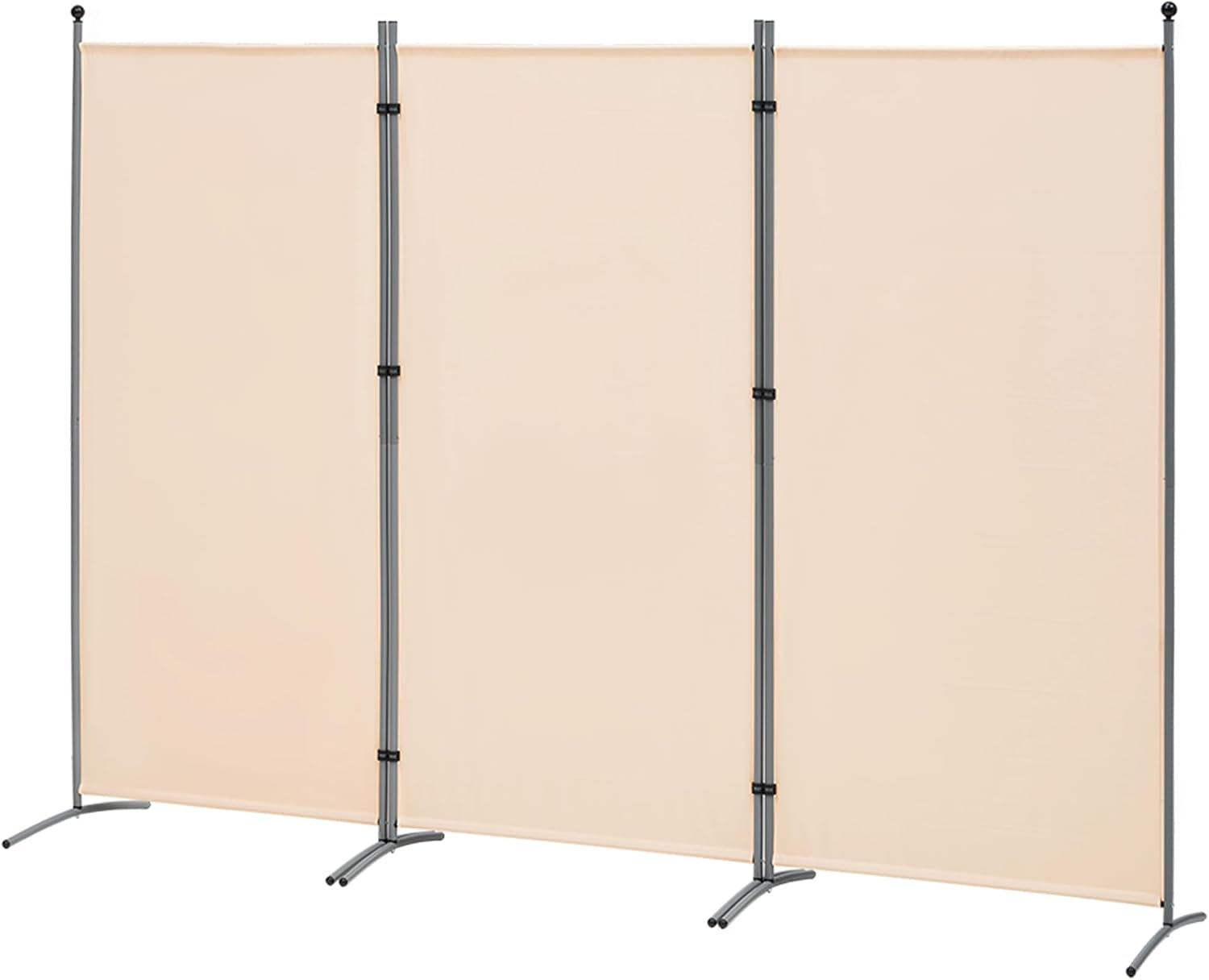 Room Divider, 3 Panel Folding Partition Privacy Screens, Freestanding Fabric Room Panel, Portable Folding Room Divider Wall for Office, Room, Restaurant, 102
