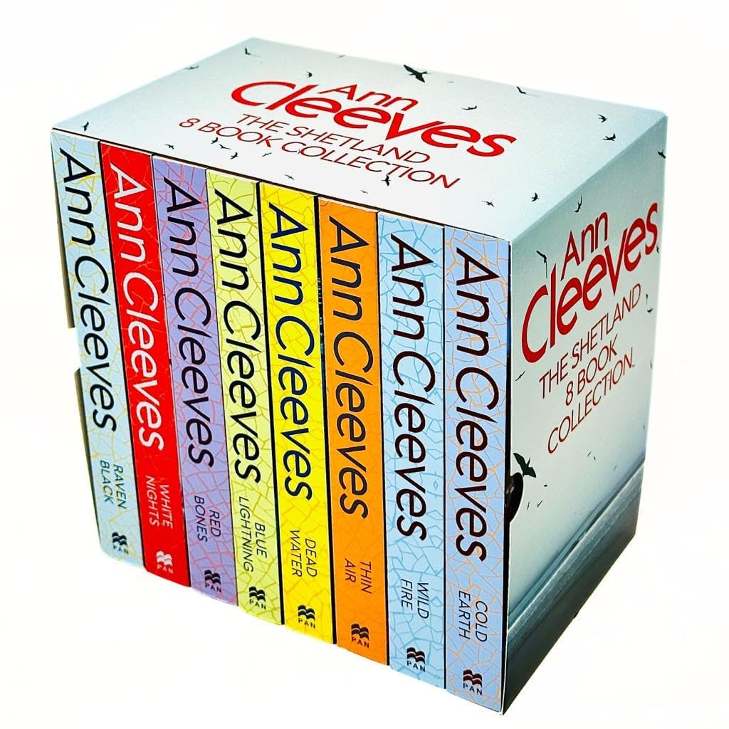 Ann Cleeves Shetland Series Collection 8 Books Set (Red Bones, White Nights