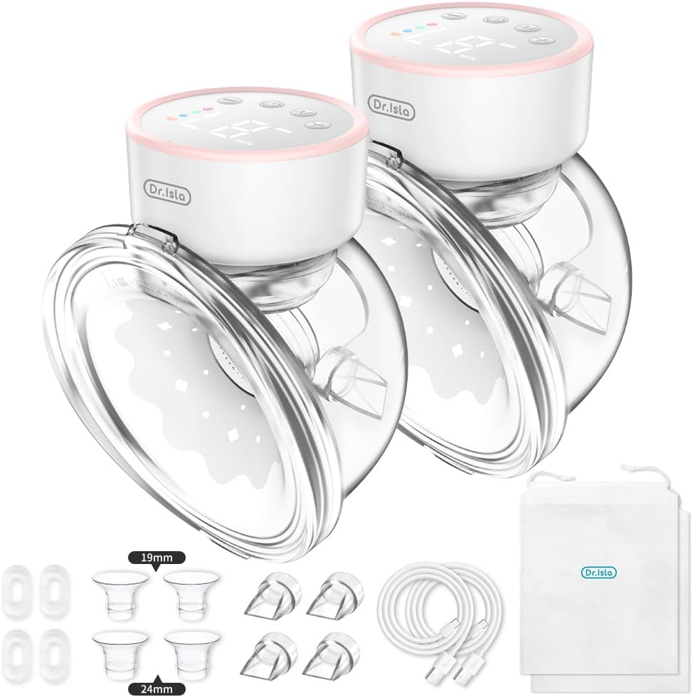 Hands-Free Breast Pump EB29 white, Wearable Pump with Comfortable Double-Seal... - Picture 11 of 13