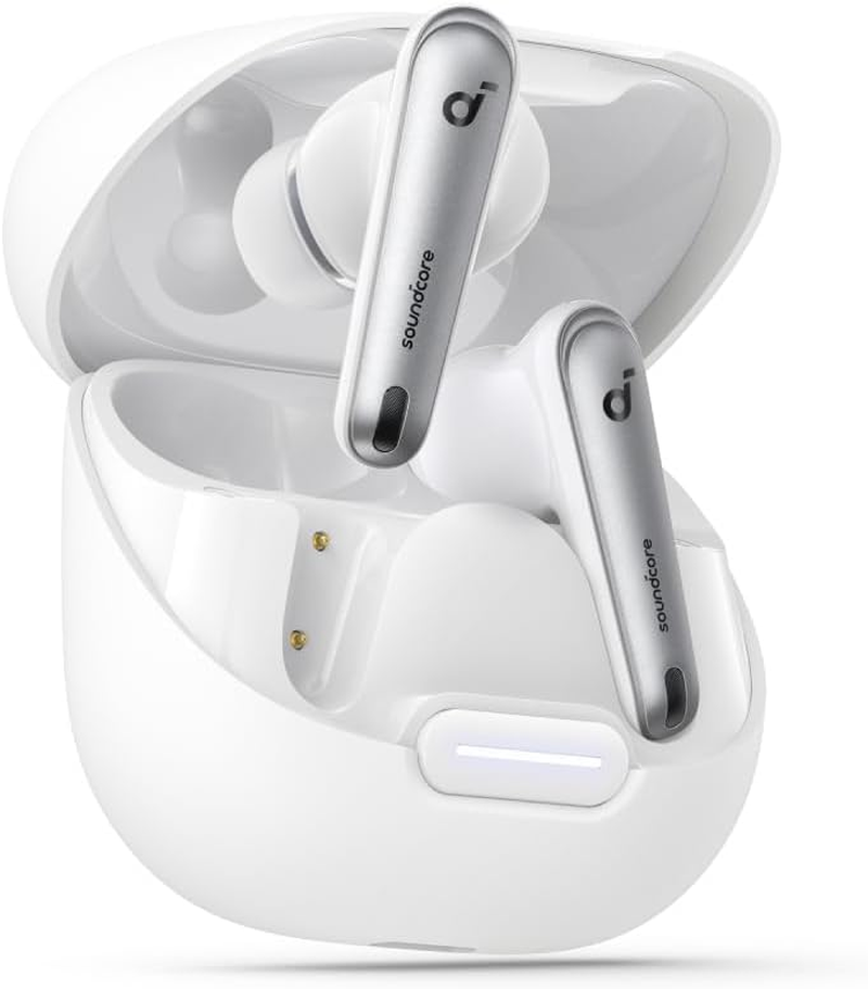 Soundcore by Anker Liberty 4 NC Noise Cancelling Earbuds, 98.5% Noise Reduction, Adaptive Noise Cancelling to Ears and Environment, Hi-Res Sound, 50H Battery, Wireless Charging, Bluetooth 5.3