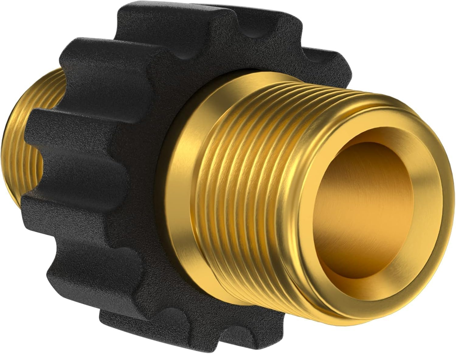 Gekufa M22 14Mm Pressure Washer Hose Connector, M22-14Mm Male-To-Male Adapter, 5000 PSI for Hose Extension and Power Washers