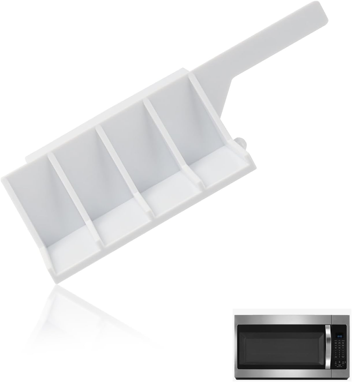 Microwave Door Latch Bracket Compatible with Whirlpool Kitchenaid Microwaves ...