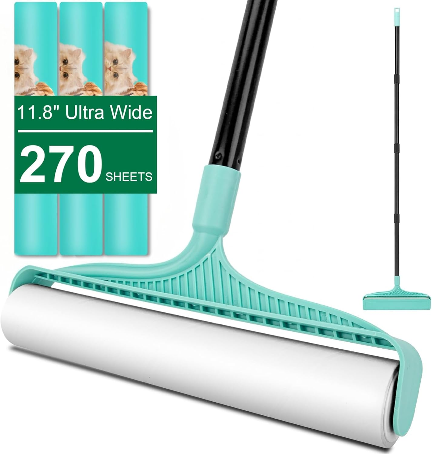 Large Lint Rollers for Pet Hair Extra Sticky, 11.8
