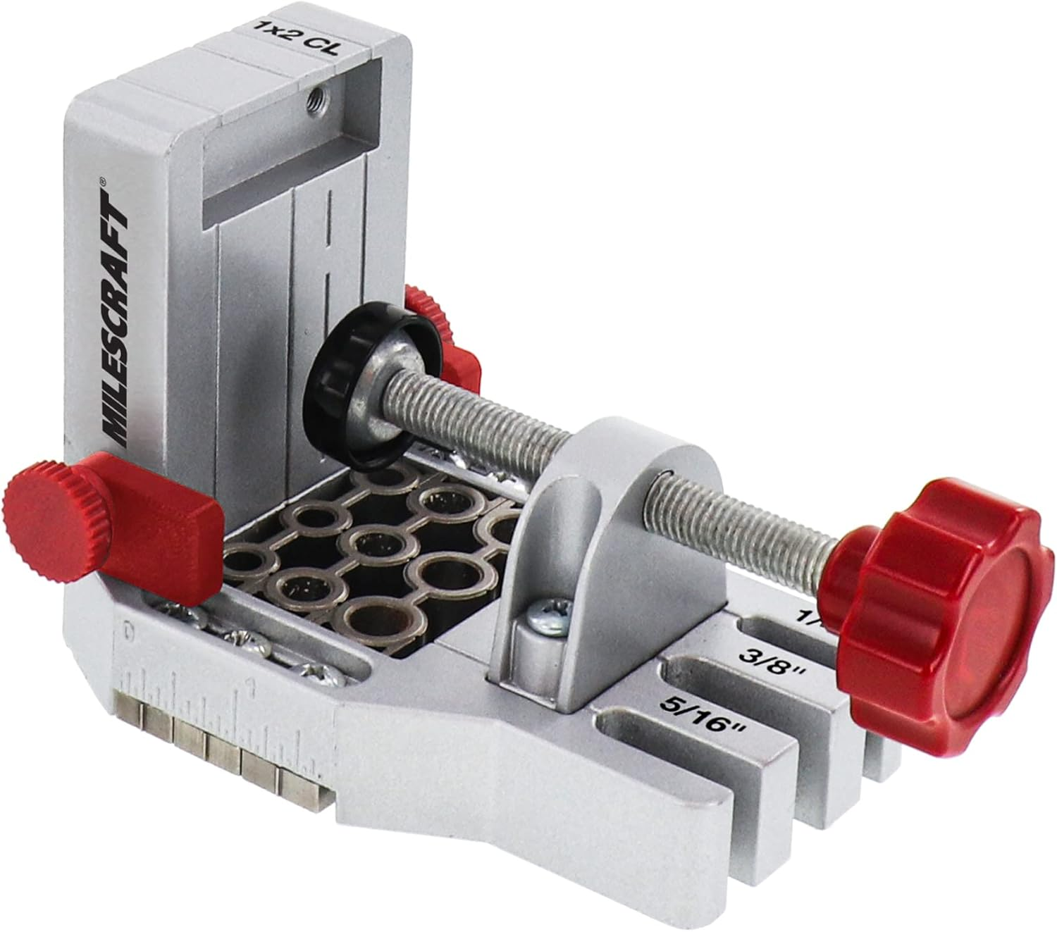 1334 Joint Master – Self-Clamping Aluminum Doweling Jig. Creates Edge, Corner, and Surface Joints. Includes Centering Spacers. for 1/4In, 5/16In, and 3/8In Dowel Pins