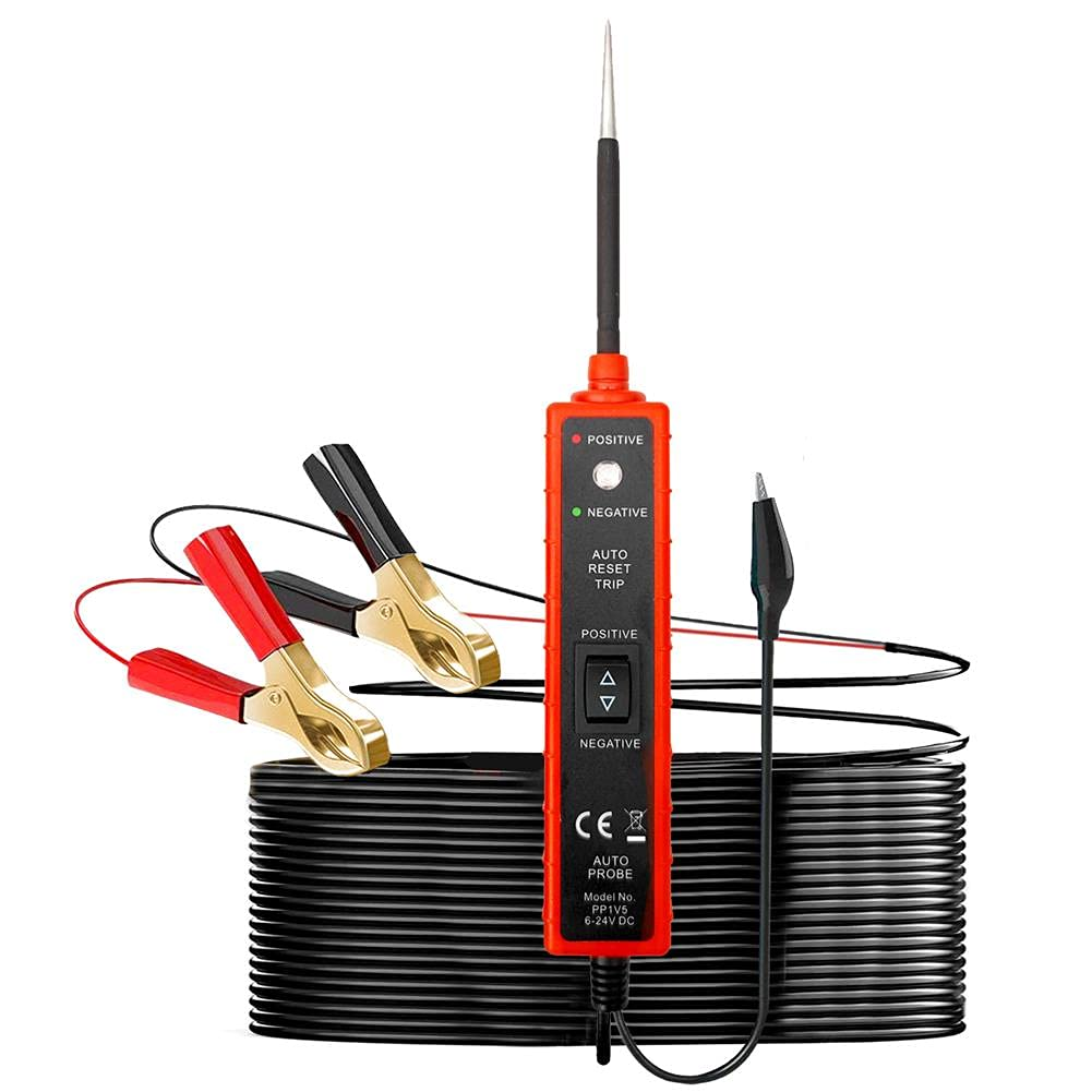 Power Probe Circuit Tester For Cars – Short Finder, Polarity & Continuity Tester For 6–24V DC Systems