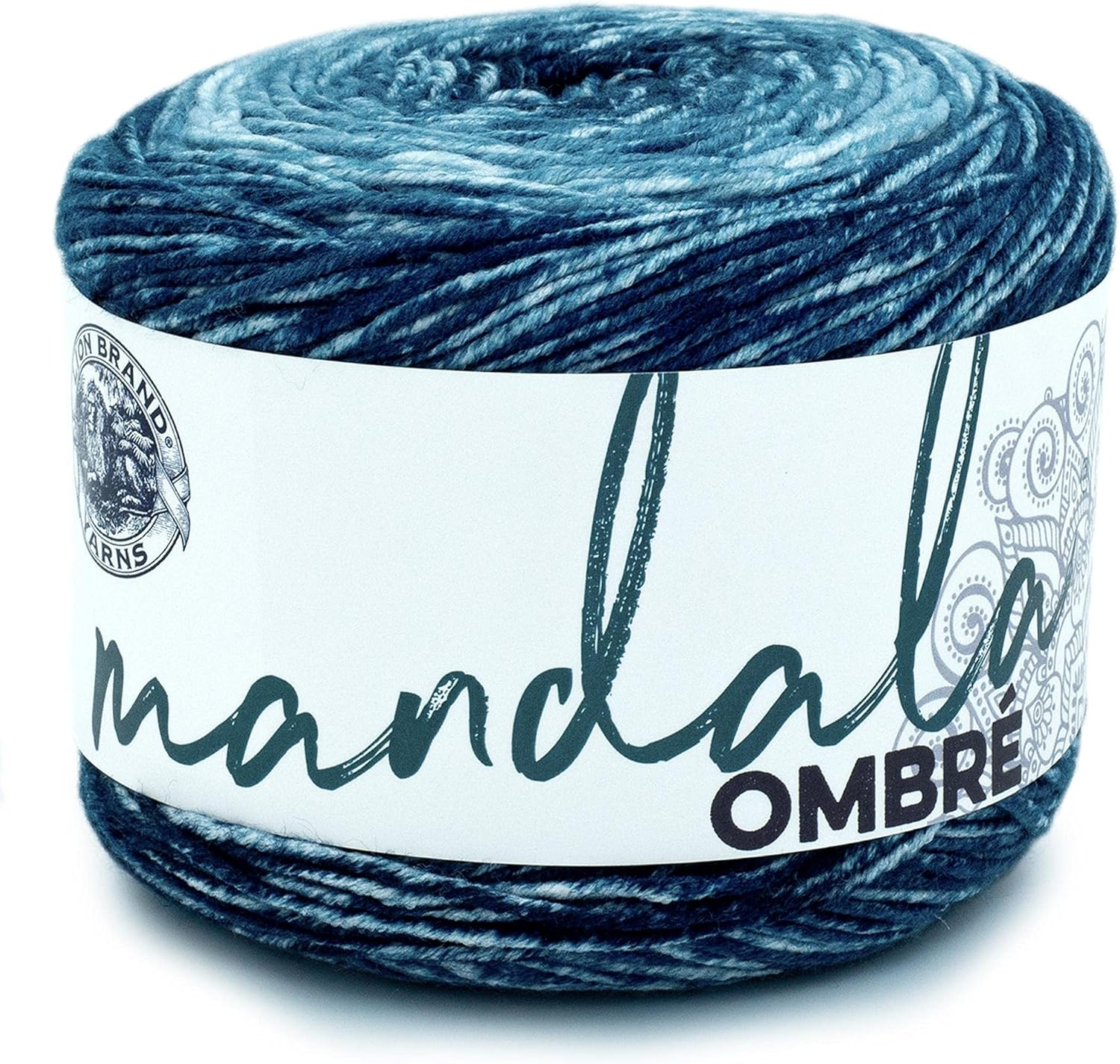 (1 Skein) Lion Brand Yarn Mandala Ombre Yarn, Harmony