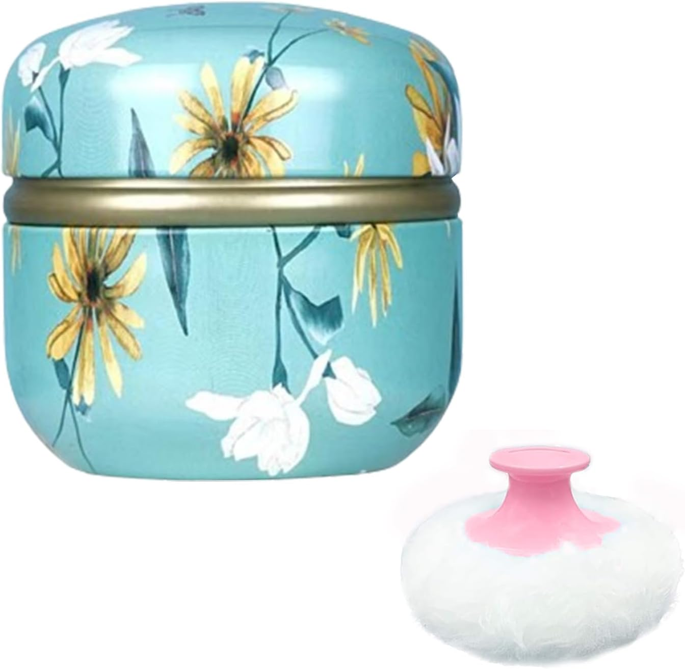 Qopoto Body Powder Puff and Container for Dusting Powder, Women Powder Puff a... - Picture 9 of 22
