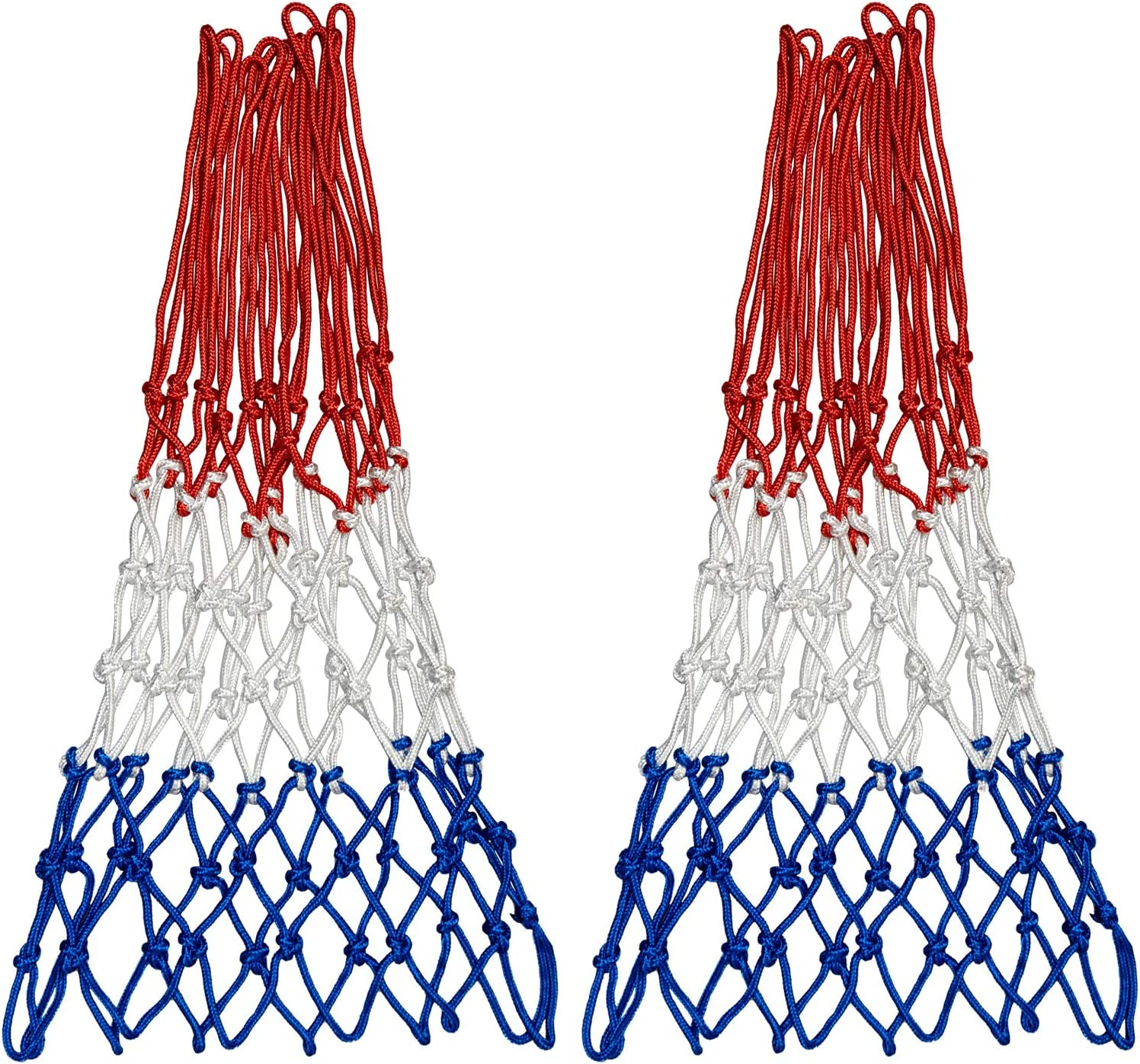 Red De Baloncesto De Cadena De Acero Galvanizado Resistente, 21 Pulgadas